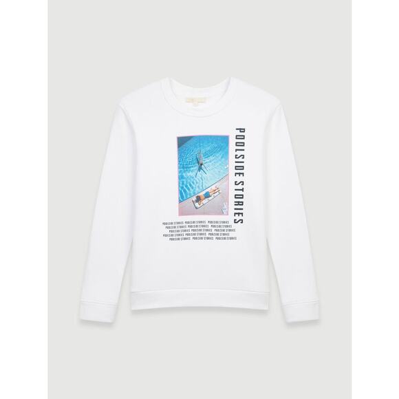 Maje x Slim Aarons Poolside Sweatshirt - Picture 6 of 12